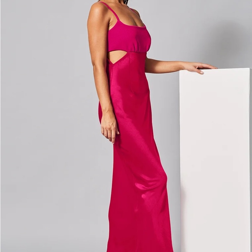 BWLDR Elegant Fuchsia Women's Dress
